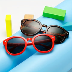 Kids Round Sunglasses UV Protection Outdoor Party Accessory