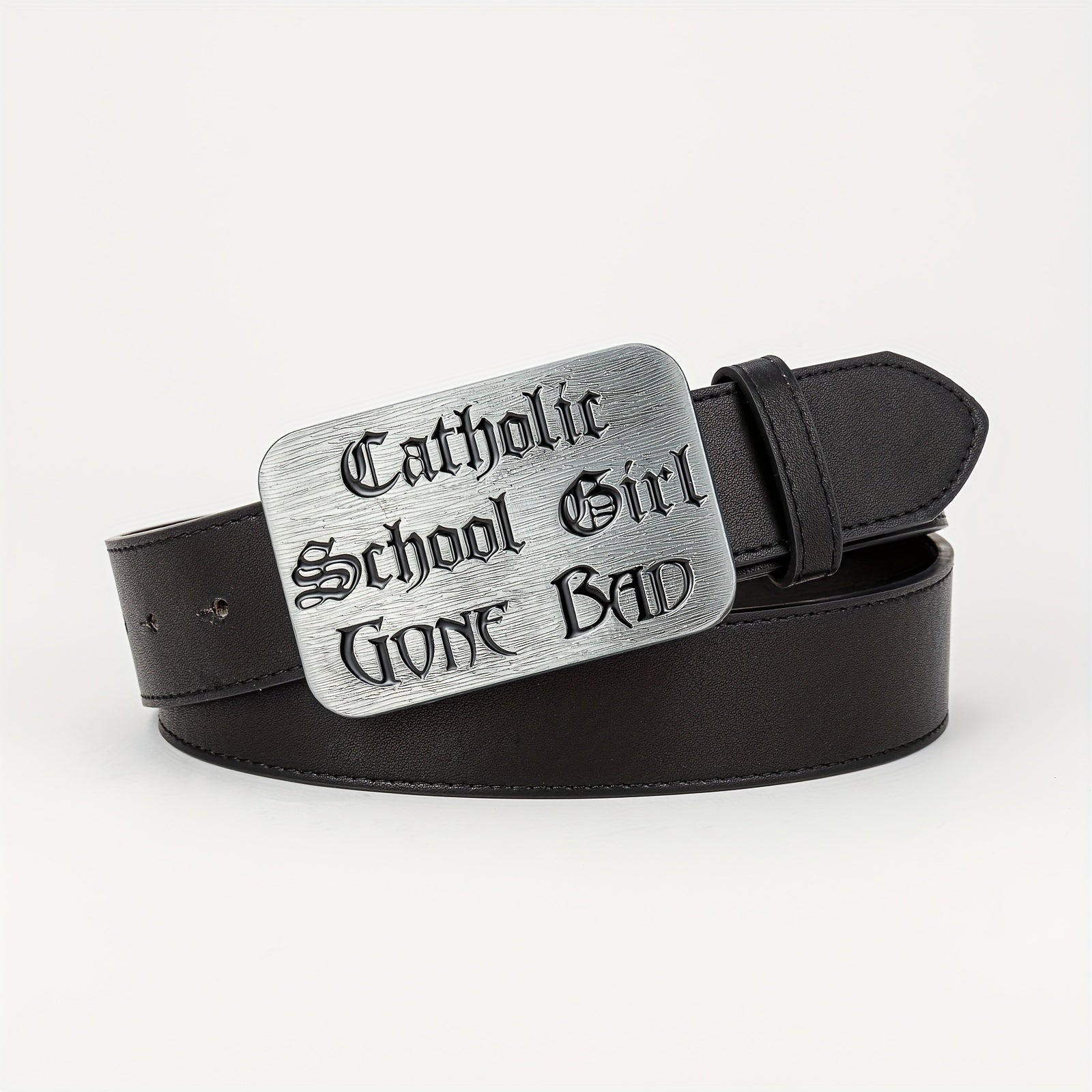 Men's PU Leather Buckle Belt for Outdoor Party Holiday