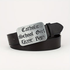 Men's PU Leather Buckle Belt for Outdoor Party Holiday