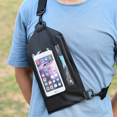 Waterproof Chest Bag Crossbody Backpack for Water Sports IPX8 Rated