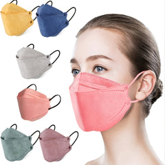 60pcs KF94 Face Masks 4 Layer Disposable Safety Protection for Adults