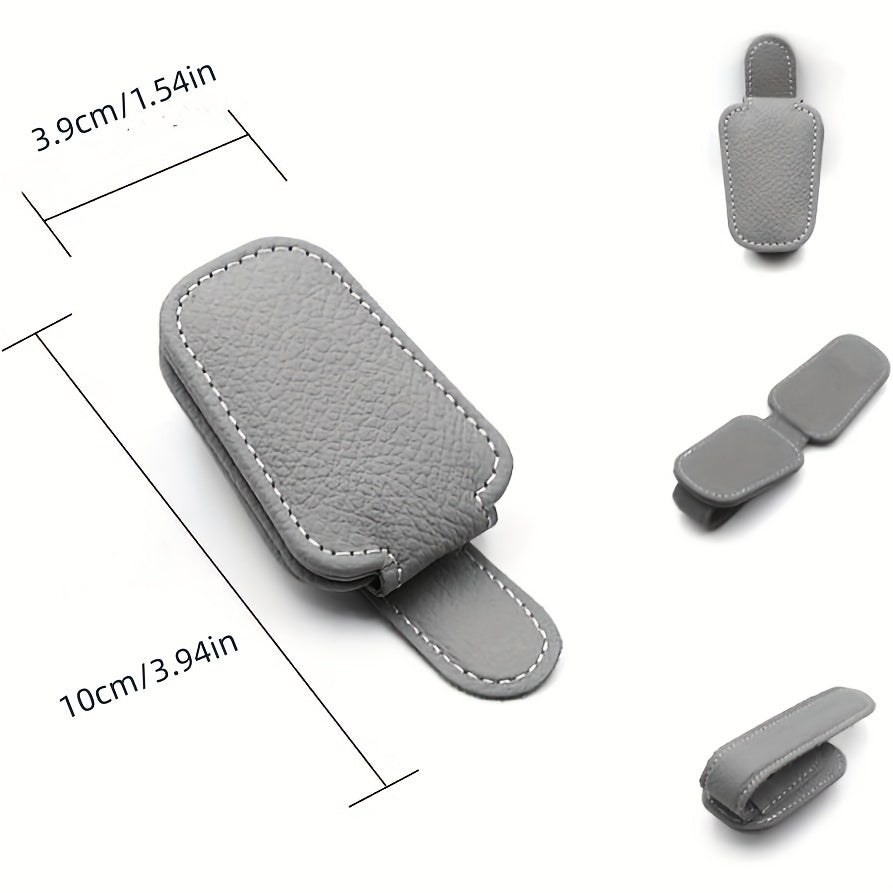 Magnetic Sunglass Holder For Car - Eyeglass Hanging Clip For Sun Visor