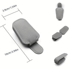 Magnetic Sunglass Holder For Car - Eyeglass Hanging Clip For Sun Visor