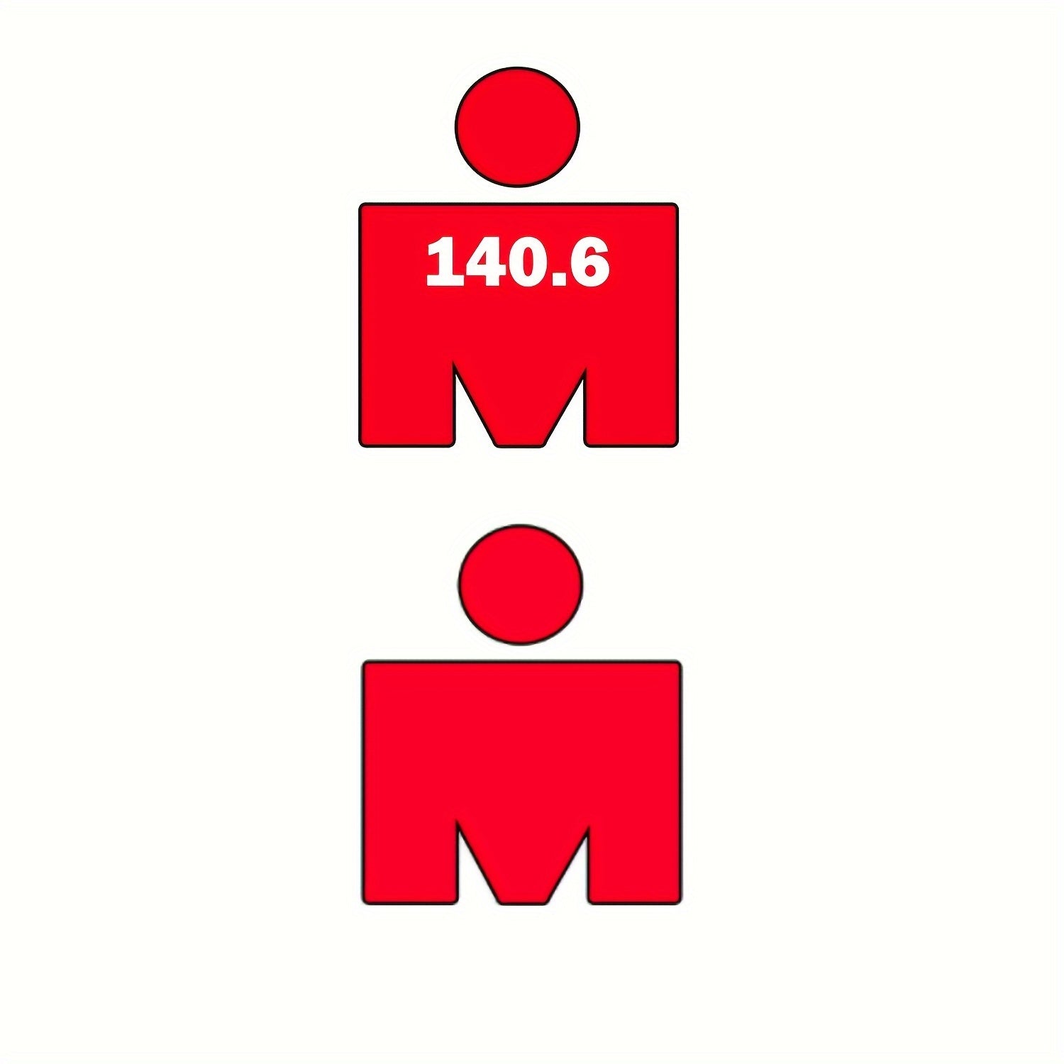 Triathlons Swim Bike Run Decals Window Vinyl Marathons Decal Sticker