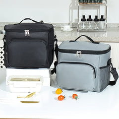 Large Capacity Insulated Cooler Bag Waterproof Bento Lunch Bag