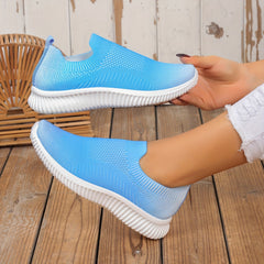 Mesh Breathable Low Top Sneakers Running Shoes Women's Footwear
