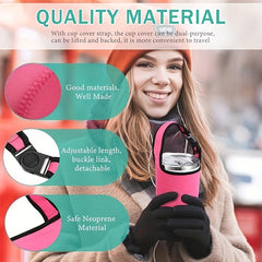 Cup Carrier Sleeves With Handle For 30oz Tumbler Insulated Cup Holder