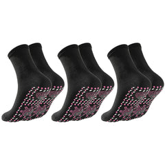 3 Pairs Self Heating Thermal Socks Warm Massage Women's Stockings