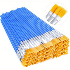 30pcs Detail Flat Paint Brush for Drawing Watercolor Brushes