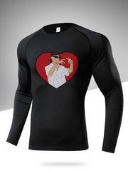 Athletic Compression Shirts Men Long Sleeve Cold Weather Baselayer Tshirt