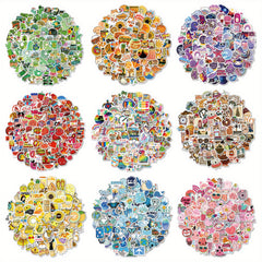 1000pcs Cartoon Colorful Doodle Stickers Water Cup Notebook Journal Decoration