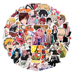 50pcs Cartoon Anime Waterproof Decorative Stickers for Luggage Laptop Phone