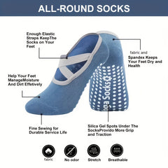Yoga Socks Cross Strap Dance Socks Non slip Sports Socks