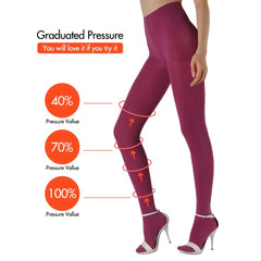 8-15mmHg High Waisted Compression Pantyhose Stockings
