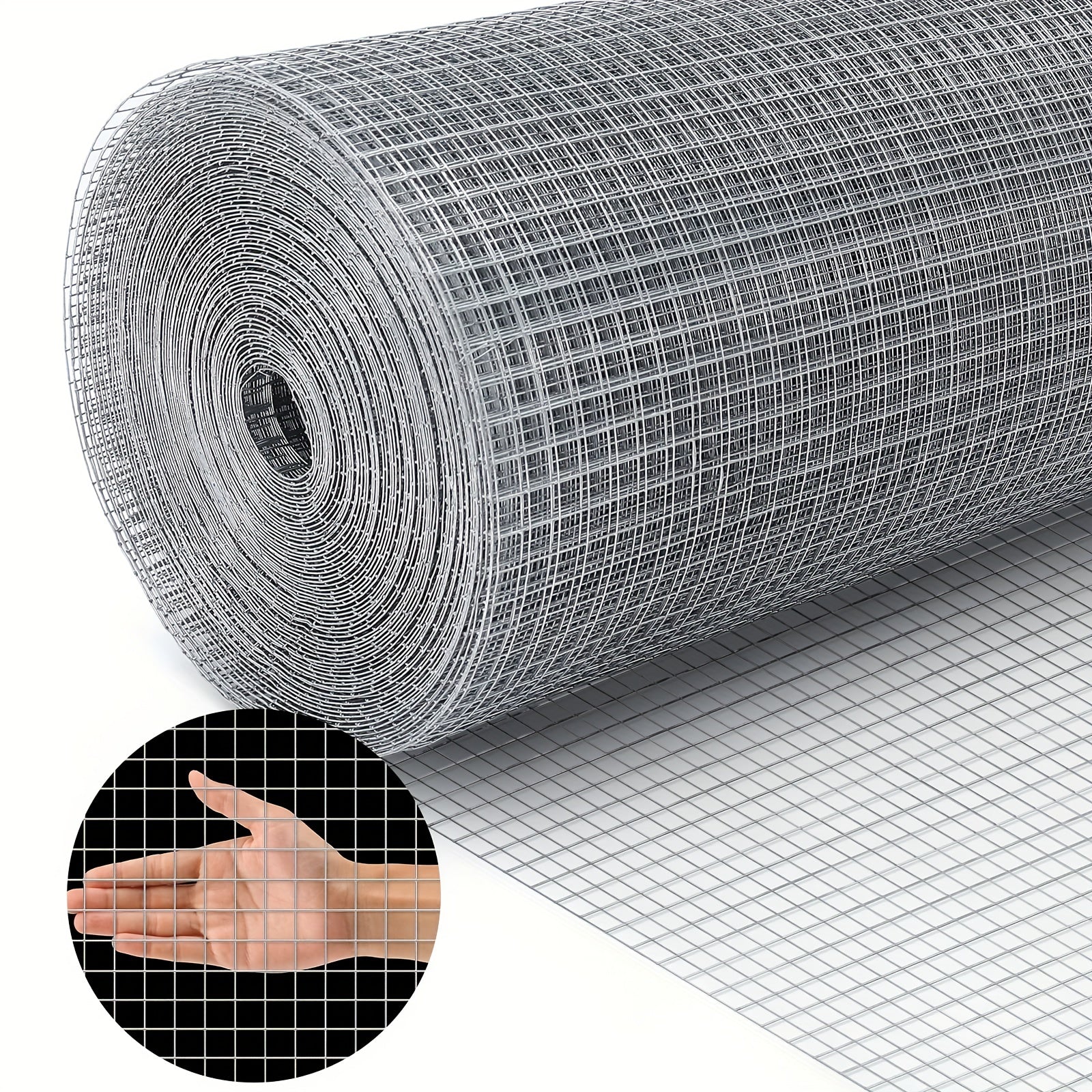 39"x10' 1" Mesh 23 Gauge Chicken Wire Fence Garden Pet Cage Rabbit Net