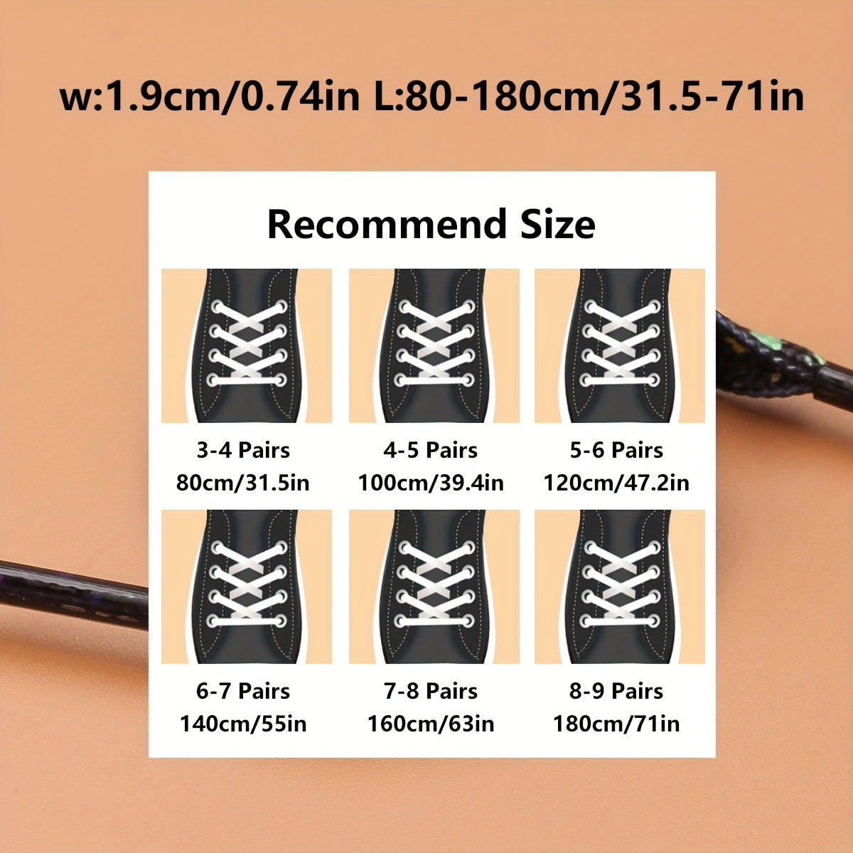 2pcs Ink Splashed Flat Shoelace For Sneakers Canvas Shoes