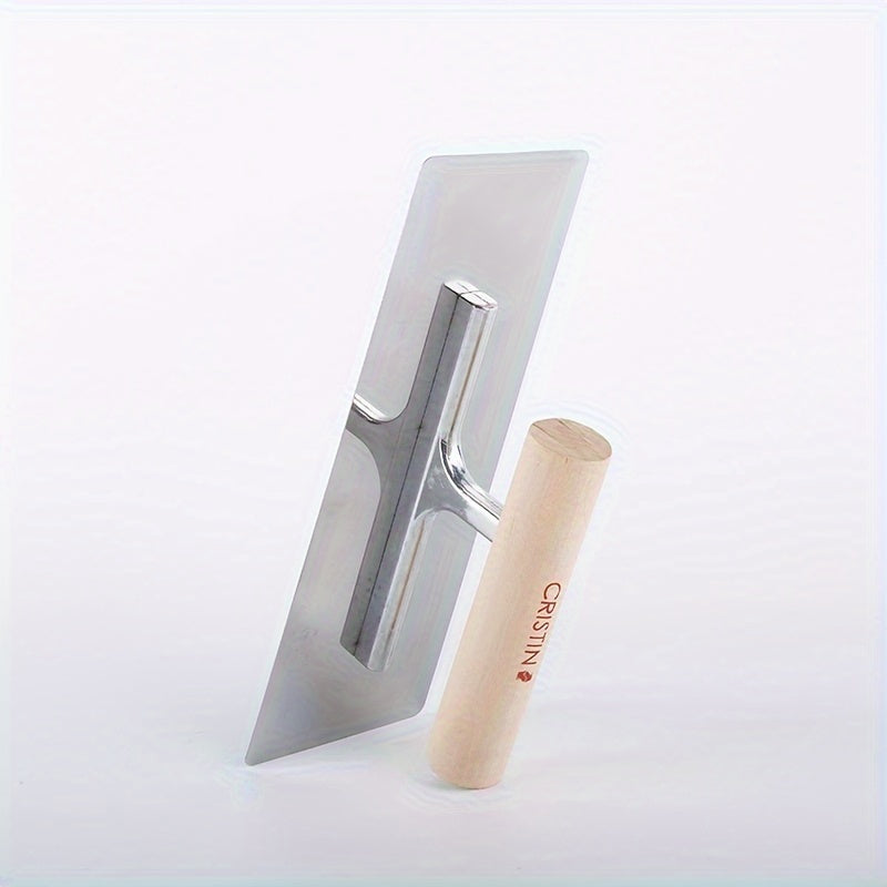 Wooden Handle Skimming Trowel Stainless Steel Blade