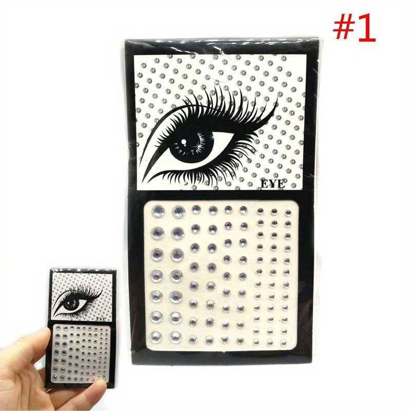 Mermaid Teardrop Glitter 3D Temporary Tattoo