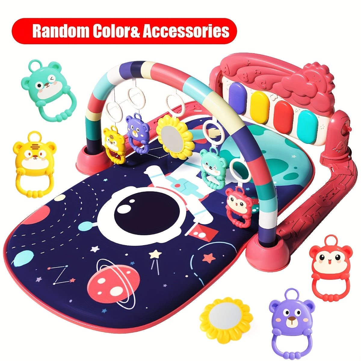 Baby Musical Pedal Piano Play Mat Fun Space Fitness