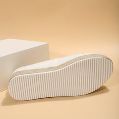 Women's Thick Bottom Espadrilles Loafers Slip On Low Flat Shoes