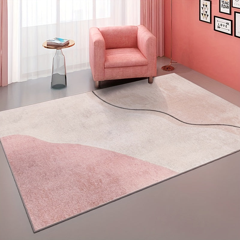 Modern Geometric Area Rug Soft Washable Carpet 5.90x8