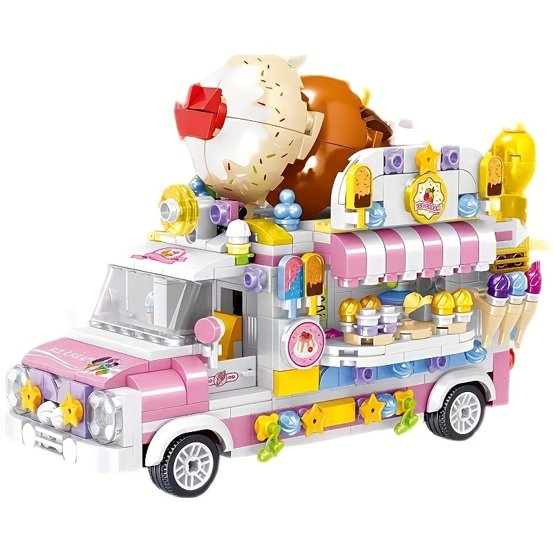 Vibrant Ice Cream Model Kit Building Blocks Educational Fun Ideal Gift