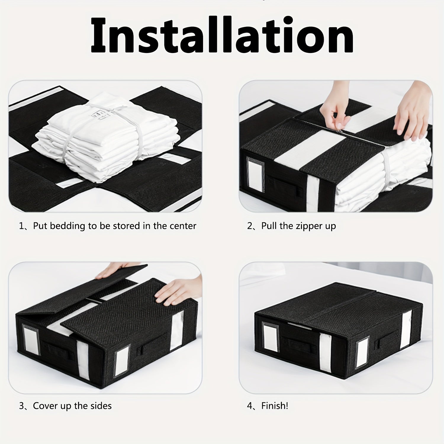 Bed Sheet Organizers And Storage - Linen Closet Organizer For Bedding