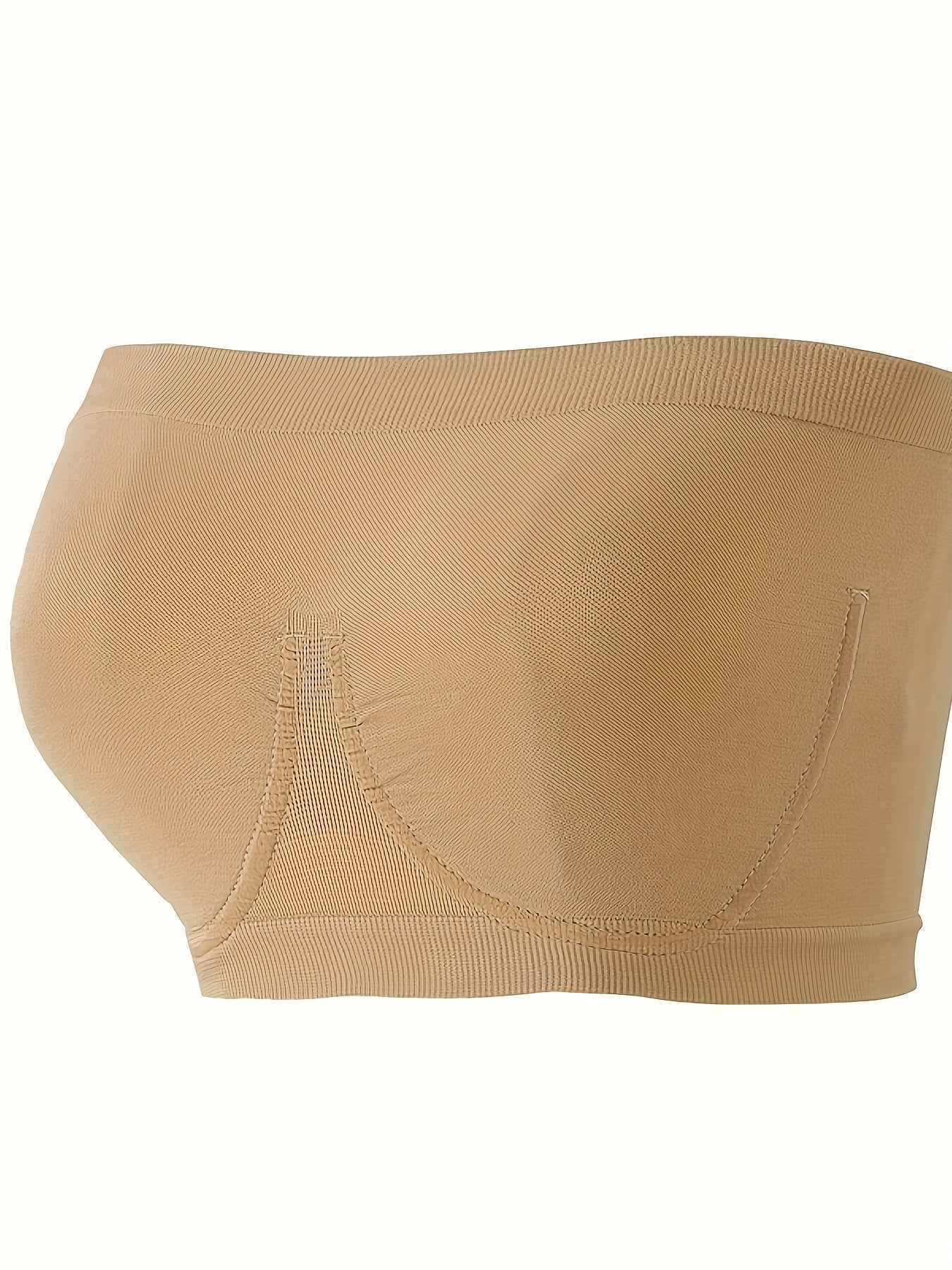 5pcs Strapless Bandeau Bras Soft & Stretchy Women's Lingerie