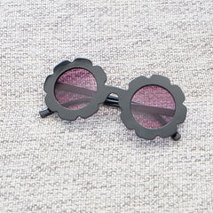 Flower Round Polarized Sunglasses for Kids - Girls & Boys