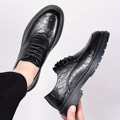 Men's Smart Casual Lace Up Chunky Dress Shoes