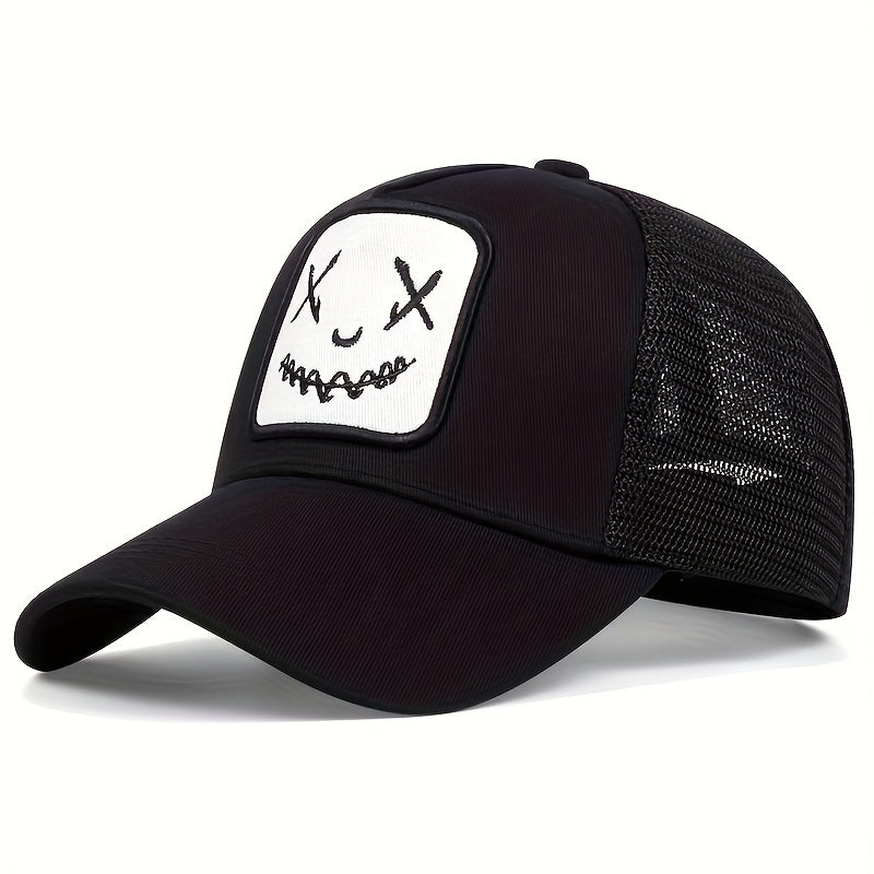 Men's Happy Face Baseball Cap Sunscreen Outdoor Hat