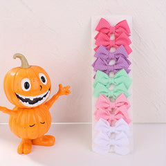 10pcs Bow Hair Clip Ponytail Clip Sets for Girls Kids