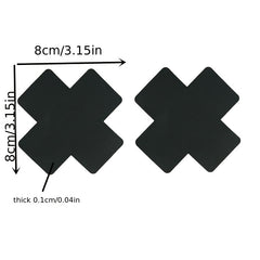 X-shaped Disposable Breast Stickers Satin Anti-exposure