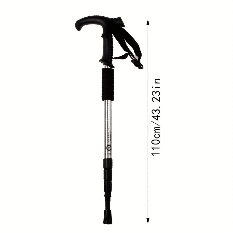 Aluminum Alloy Hiking Stick Shock Absorbing Walking Pole