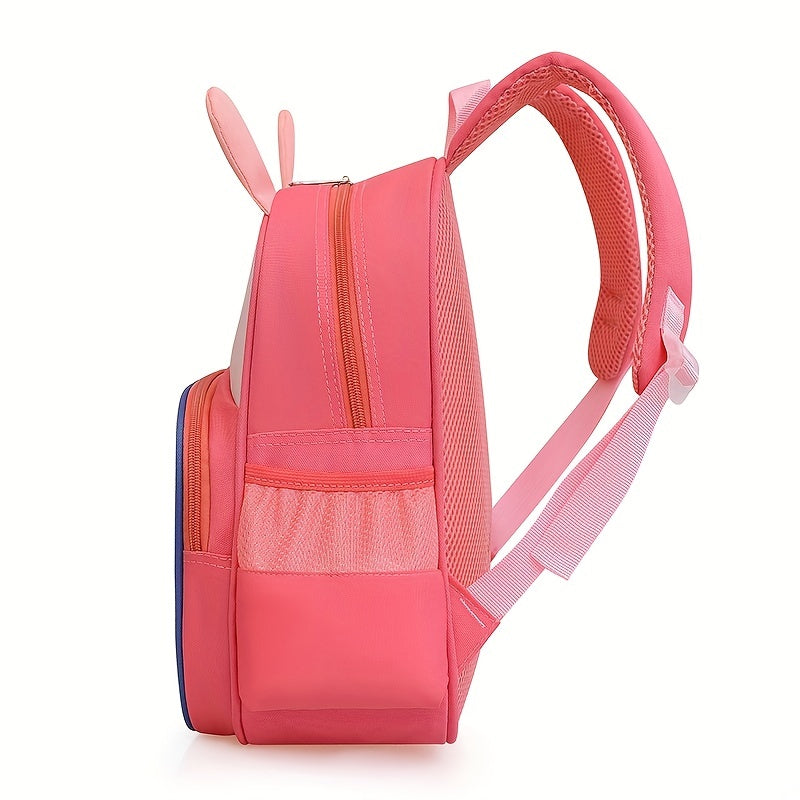Children's Cartoon School Bag Spine Protection Backpack for Ages 3-6
