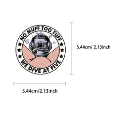 50pcs Diving Sign Waterproof Stickers for Phone Laptop Luggage Ipad Hand Bill