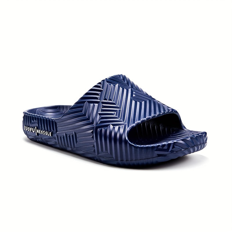 LUOFU Men's Non Slip Slides for Indoor & Outdoor Summer