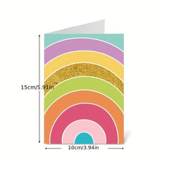 6 Birthday Greeting Card Set with Envelopes