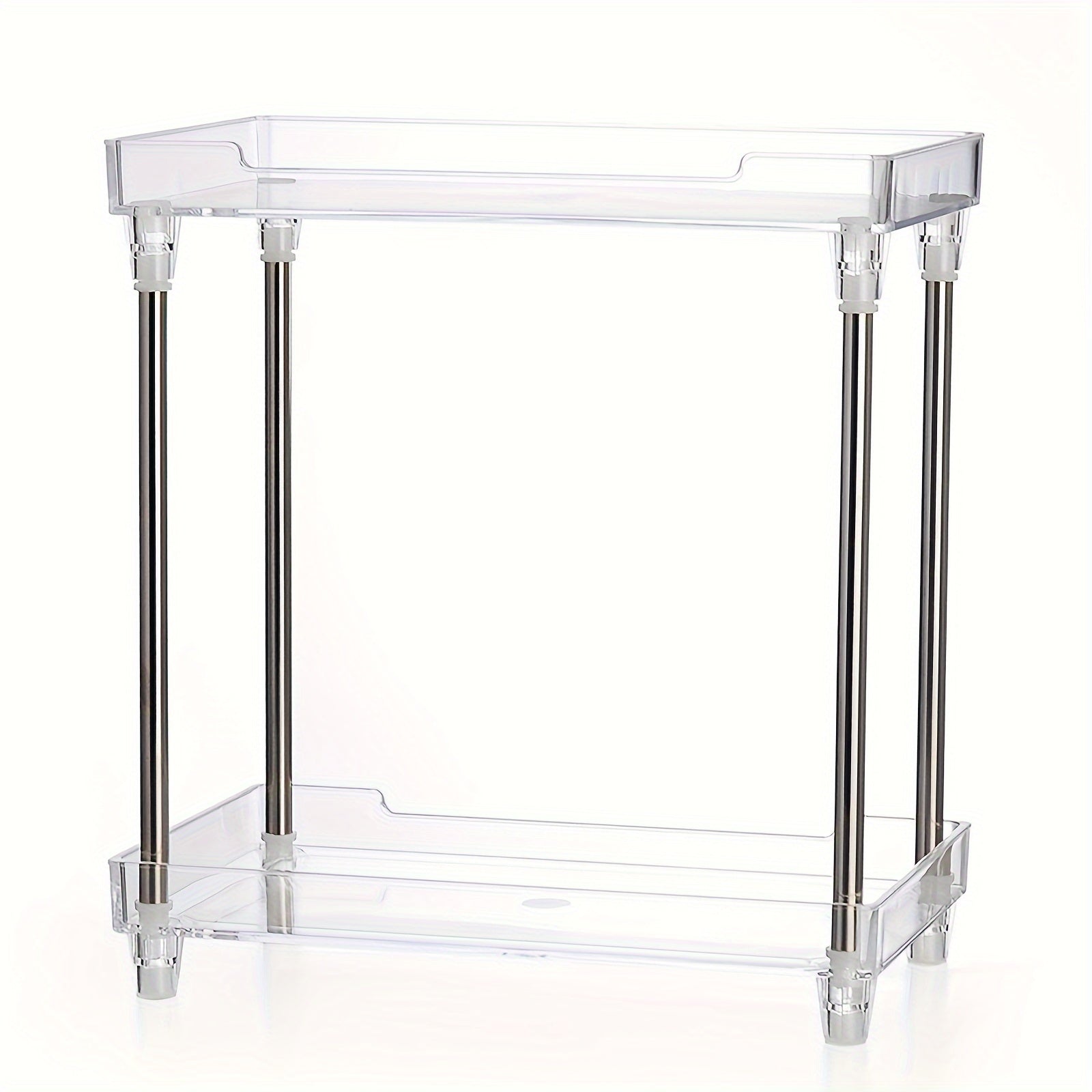 Bathroom Organizer Countertop Vanity Tray Corner Shelf for Makeup & Skincare