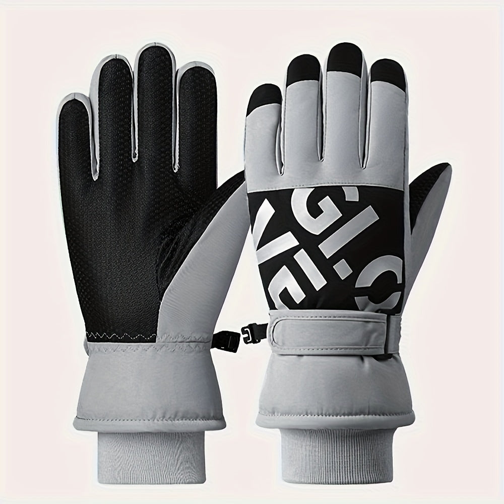 Unisex Skiing Gloves Keep Warm Winter Autumn Outdoor Cycling Waterproof