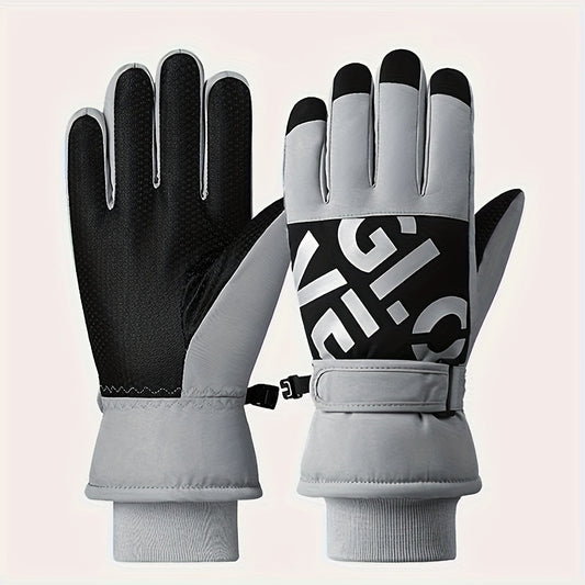 Unisex Skiing Gloves Keep Warm Winter Autumn Outdoor Cycling Waterproof