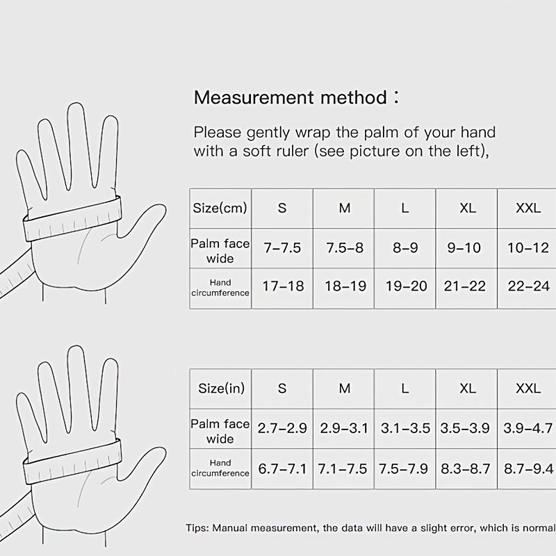 Waterproof Windproof Gloves with Touch Screen Fingers for Outdoor Activities