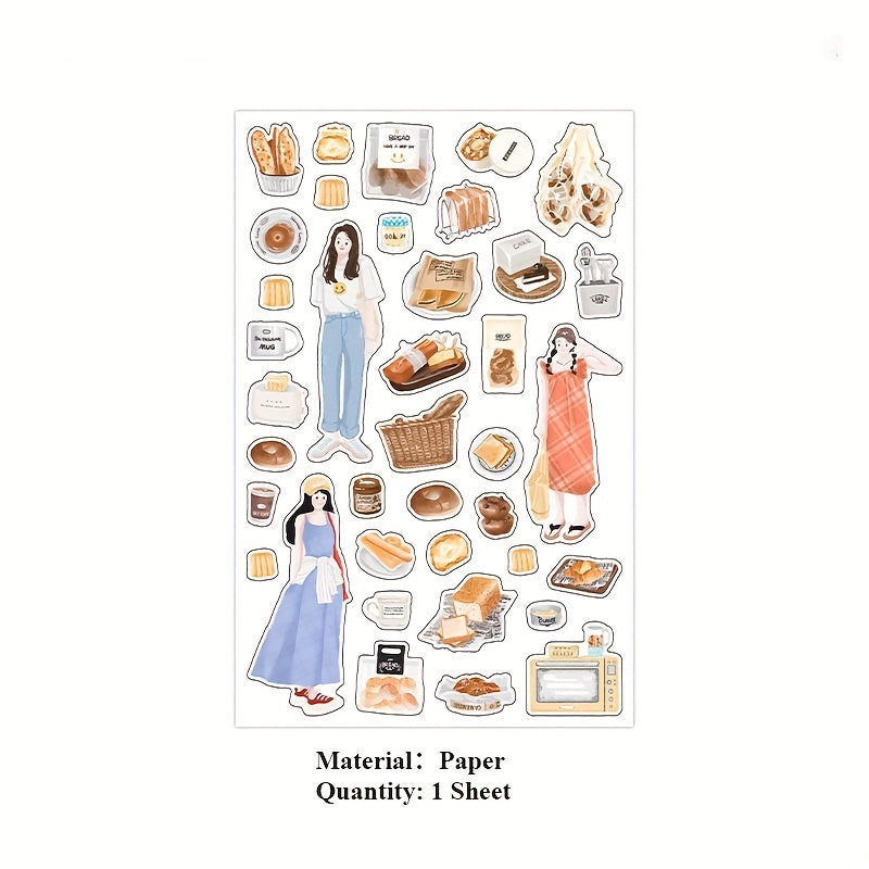 Creative Cartoon Stickers for Scrapbooking DIY Decoration