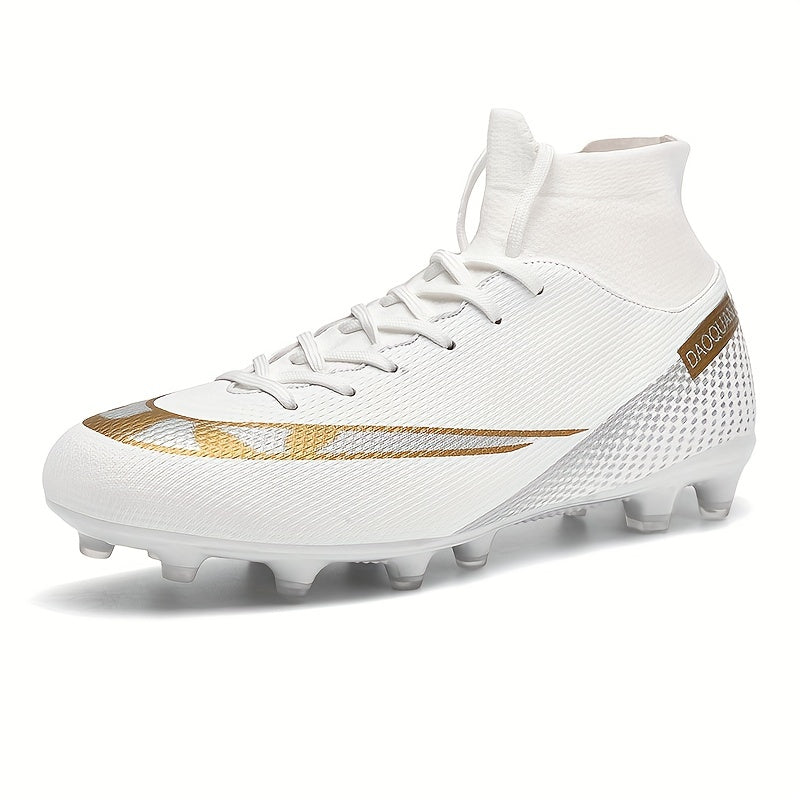 Men's High Top Non Slip AG Football Cleat Professional Outdoor Soccer Cleats