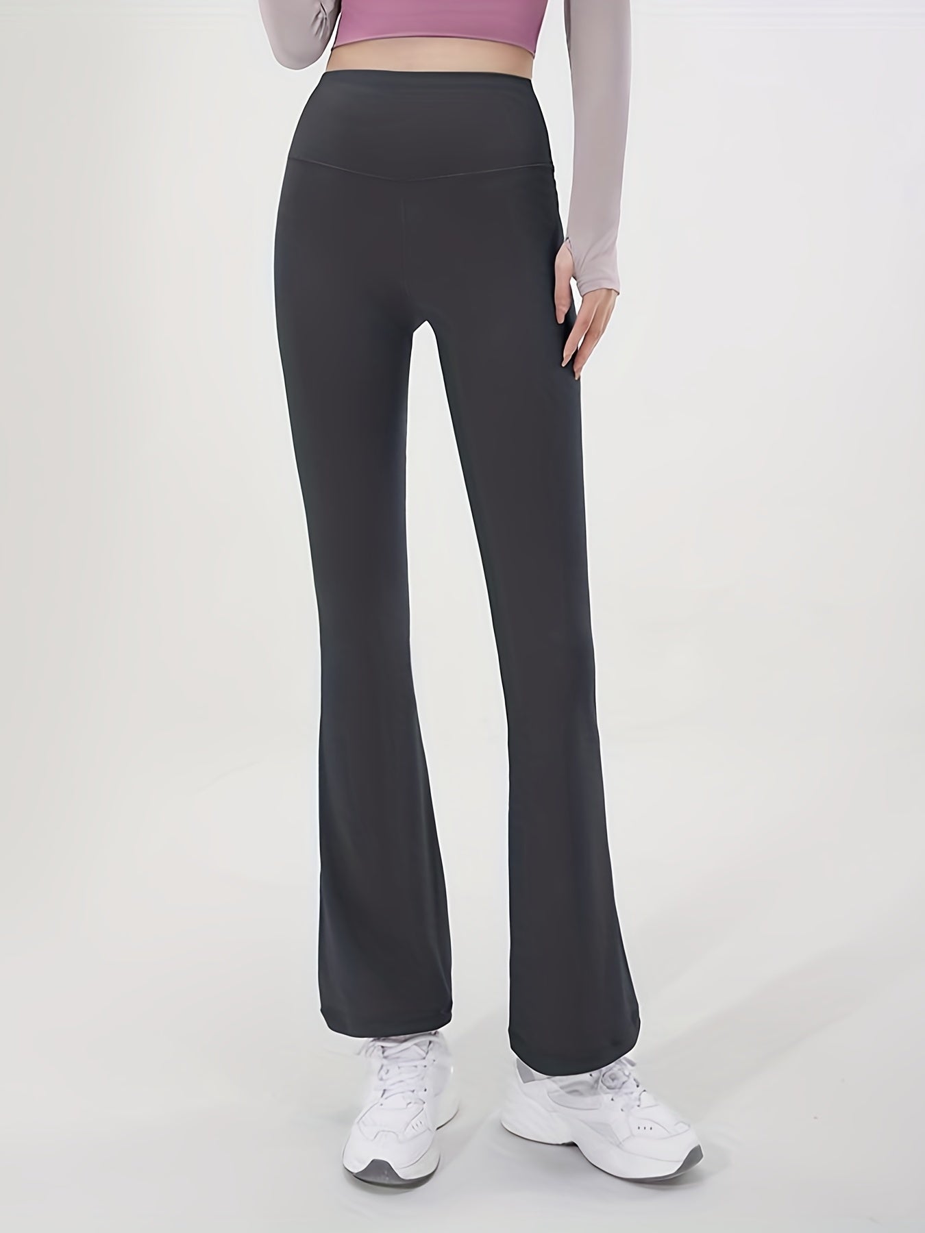 Flare Yoga Leggings High Waist Stretch Sports Pants Women's Activewear