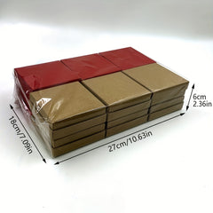 12pcs Necklace Earrings Jewelry Set Box Pendant Box