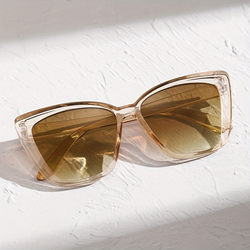 Square Frame Sunglasses Gradient Lens Beach UV400