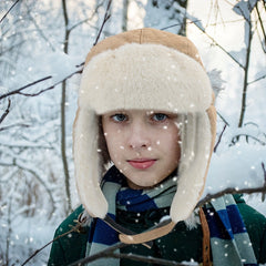 Kids Thick Warm Hat Outdoor Coldproof Hat