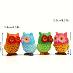 Owl Keychain Carabiner Set Bag Pendant Ornament