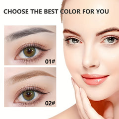 Waterproof Natural Liquid Eyebrow Pen with Double Headed Automatic Pencil